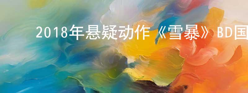 ﻿柴凌云发布﻿2018年悬疑动作《雪暴》BD国语中字迅雷下载_电影天堂